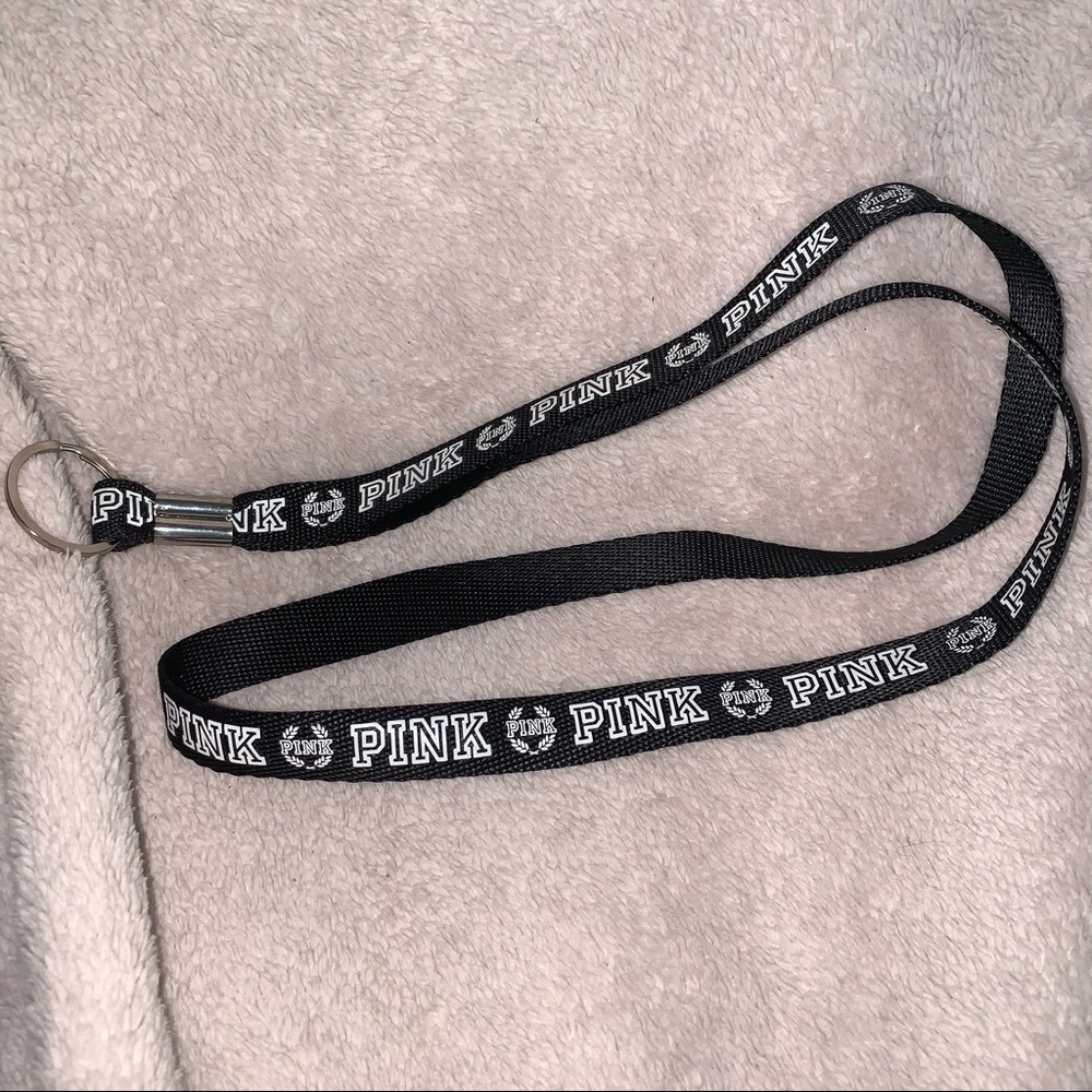 Pink lanyard